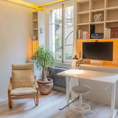 Tranquil Garden In The 15th Appartement *